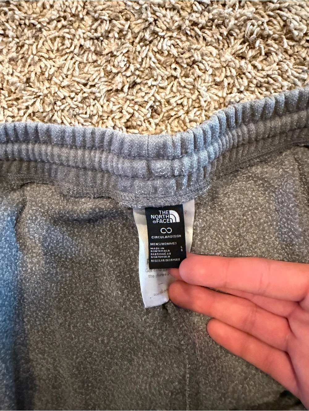 SOLD. The North Face Men's Gray Fleece Joggers